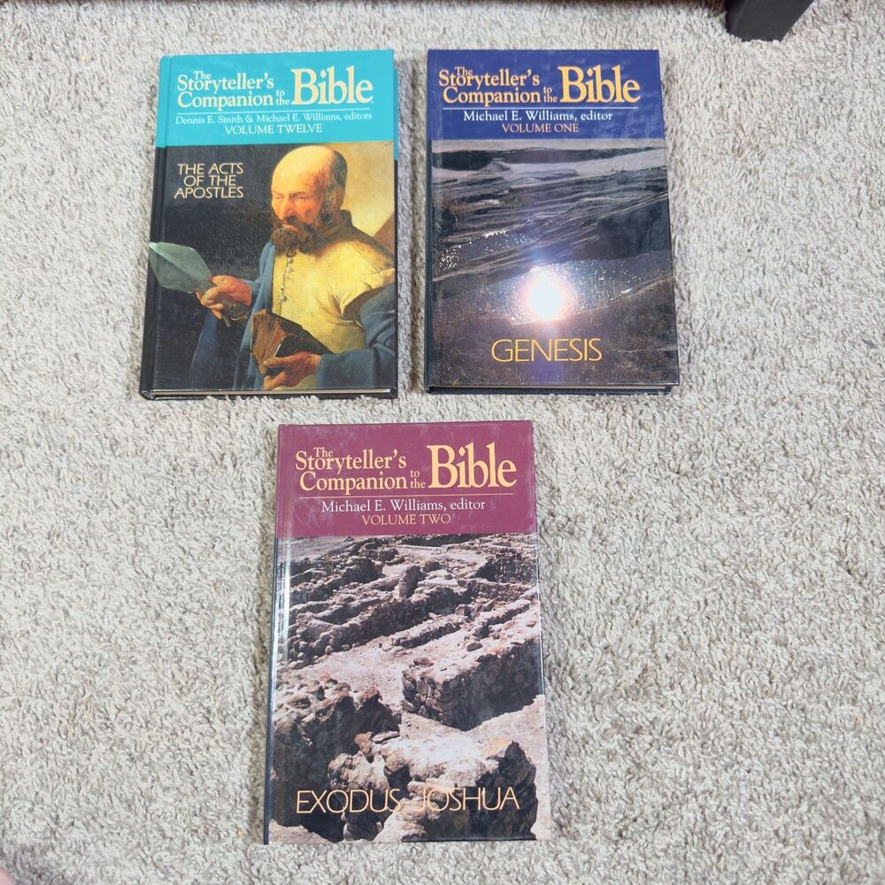 The Storyteller's Companion to the Bible LOT of 3 - Volume 1, 2, 12 Williams